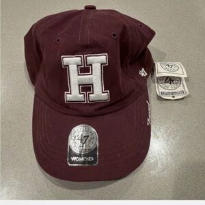 Harvard University Maroon Baseball Cap with White 'H' Logo ‘47 Series OSFA